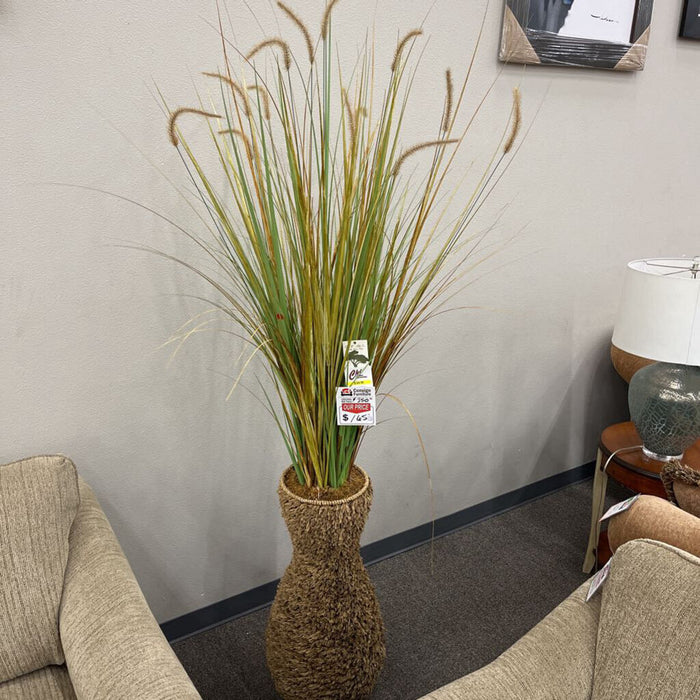 Green Onion Grass in Seagrass Pot