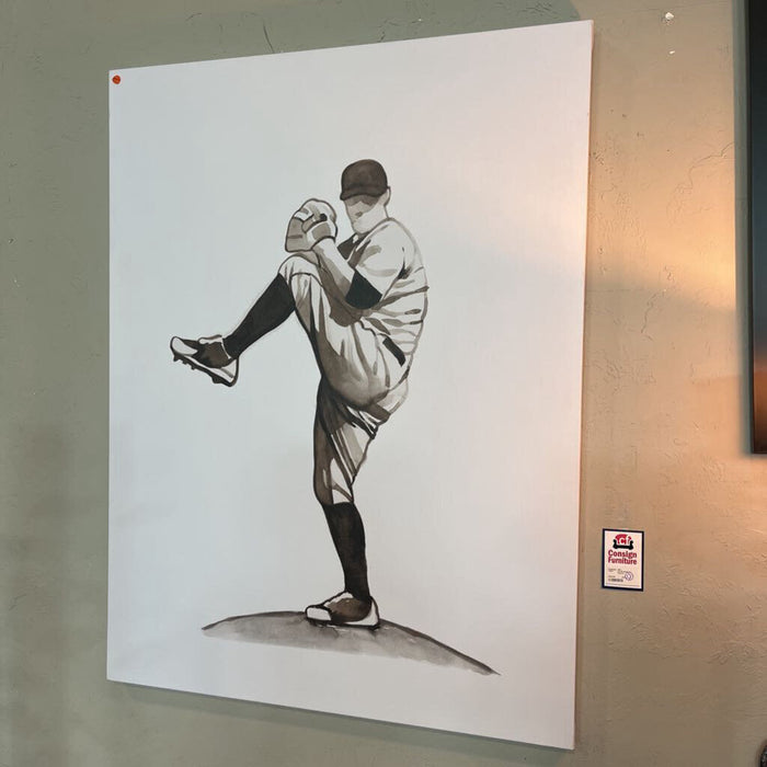 Lg. Baseball Art Canvas