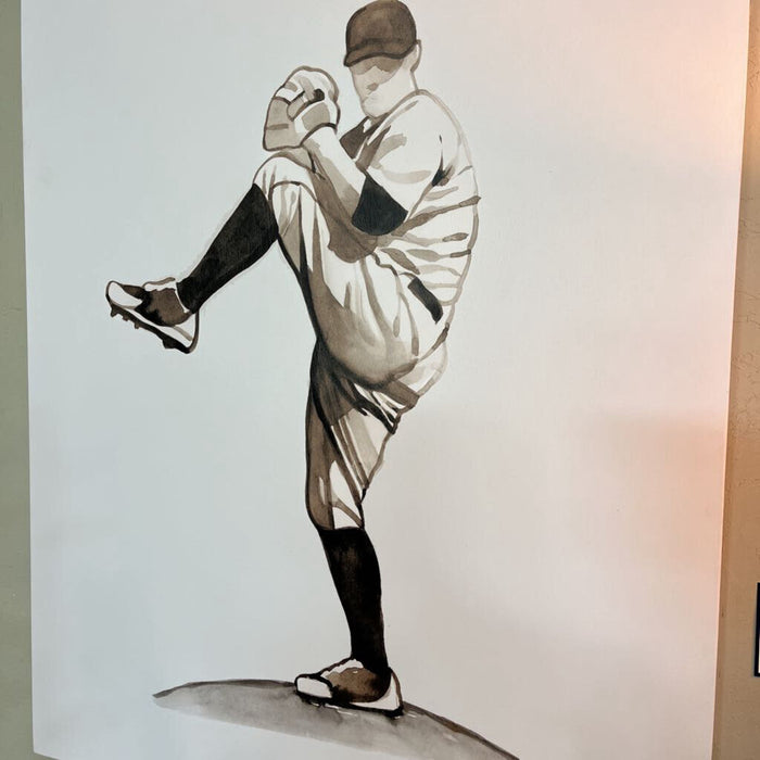 Lg. Baseball Art Canvas