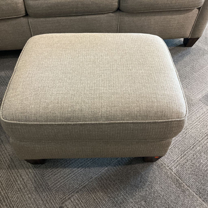 Beige Fabric Sofa w/ Ottoman