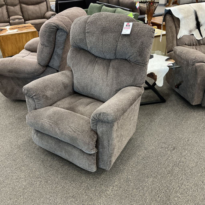 Brown/ Gray Recliner