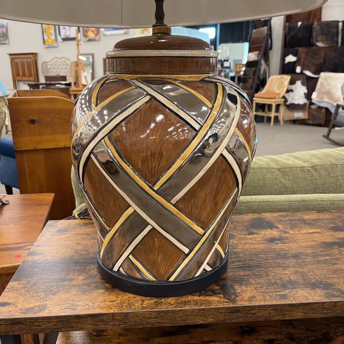 Brown / Silver Lamp