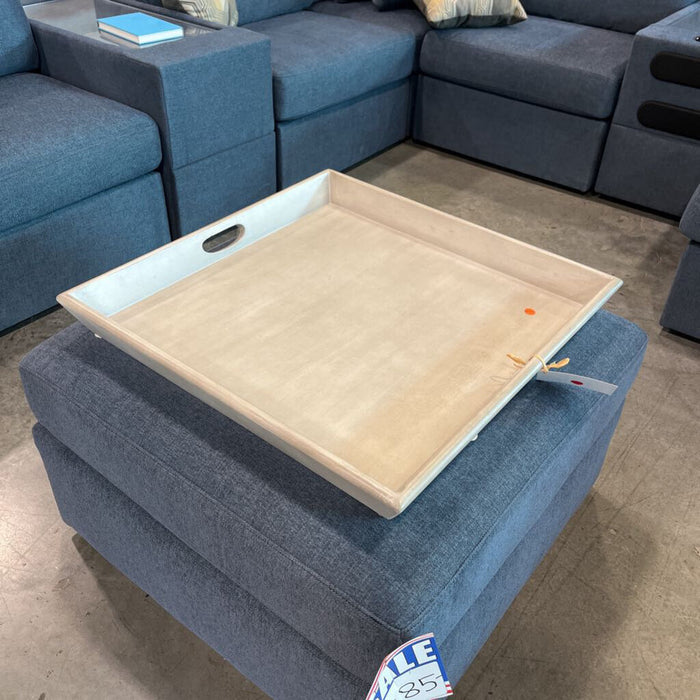 Gray Ottoman Tray