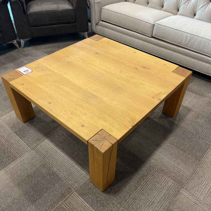 Square Oak Coffee Table