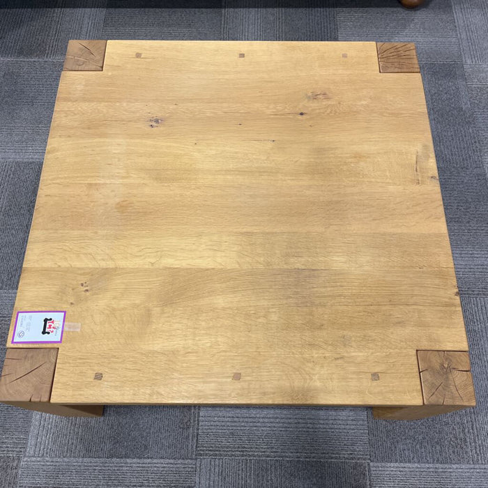 Square Oak Coffee Table