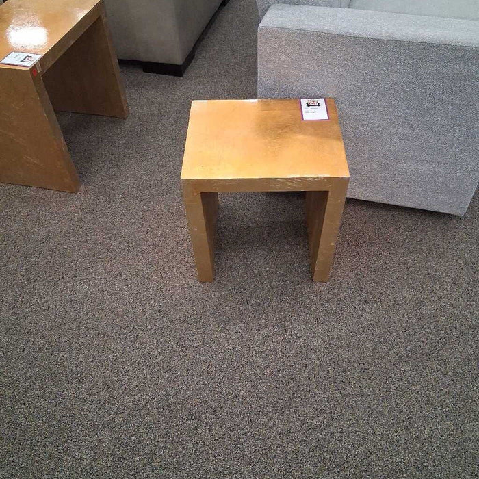 Gold End Table