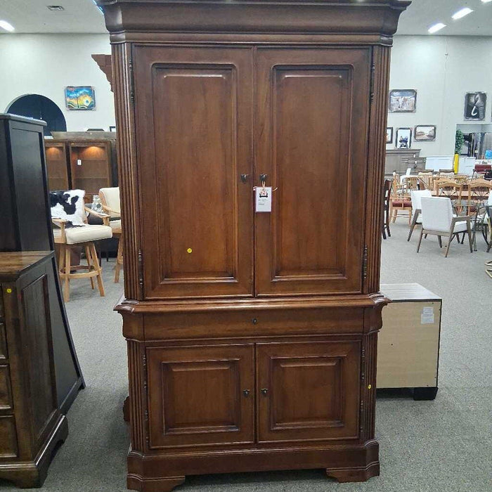 2pc. Oak Armoire
