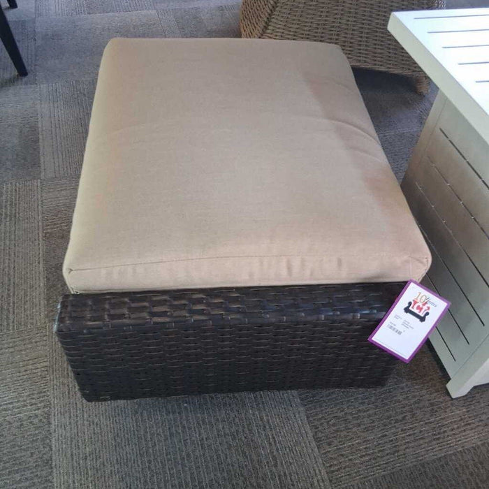 Woven Patio Ottoman