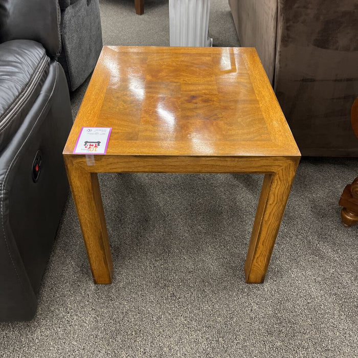 Square Wood End Table