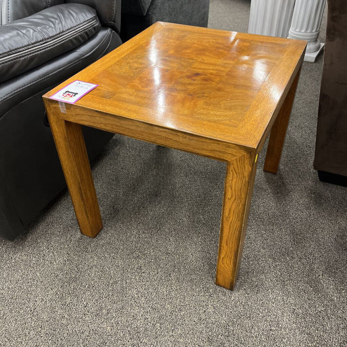Square Wood End Table