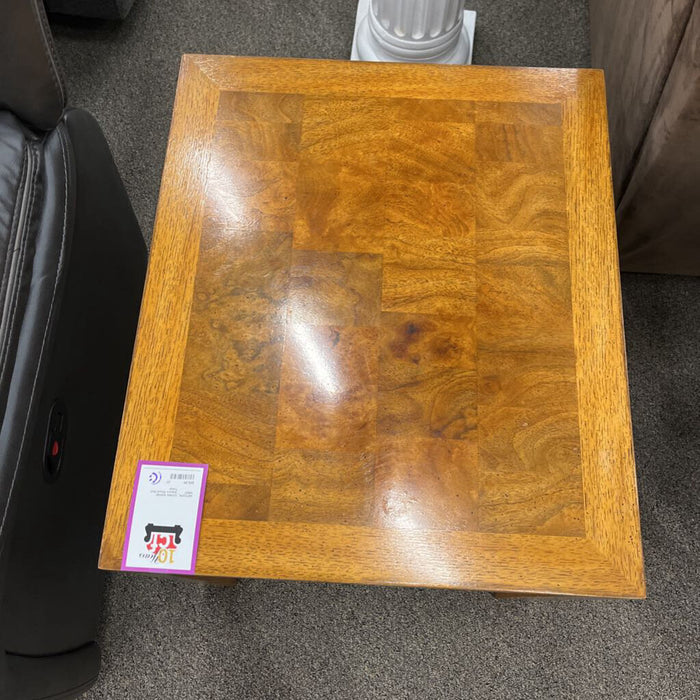 Square Wood End Table