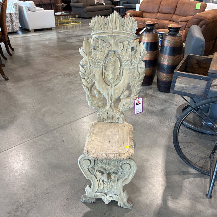 Pair of Antique Italian Carved Chairs
