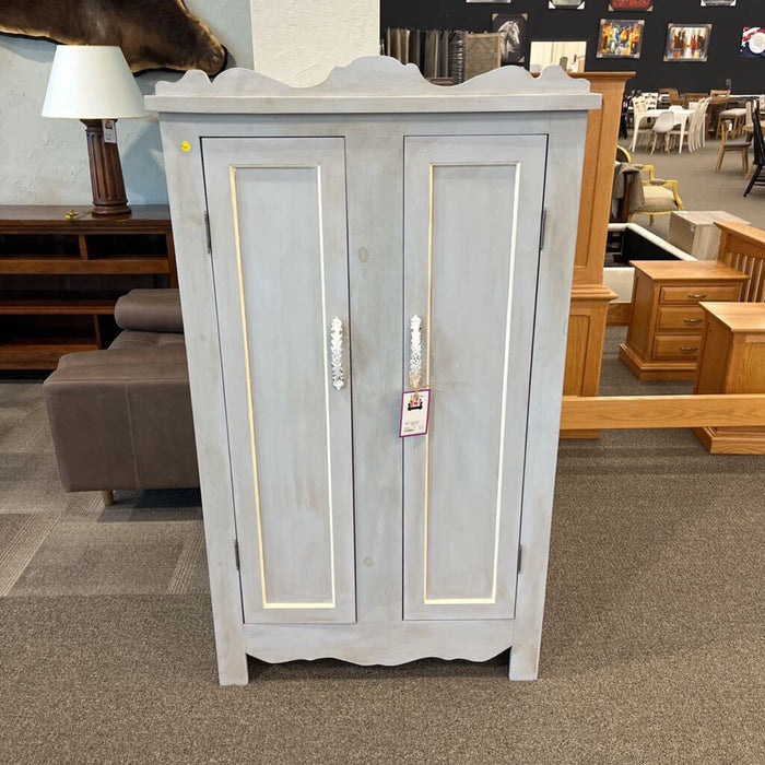 Gray 2 Door Cabinet
