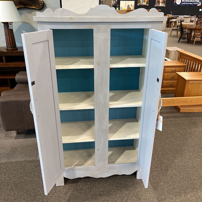 Gray 2 Door Cabinet
