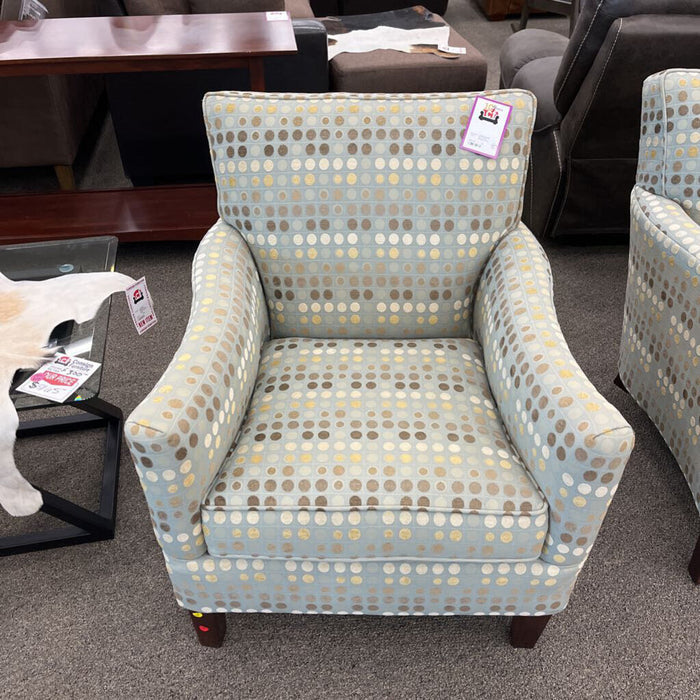 Green Dot Pattern Chair