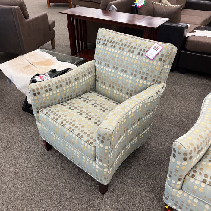 Green Dot Pattern Chair