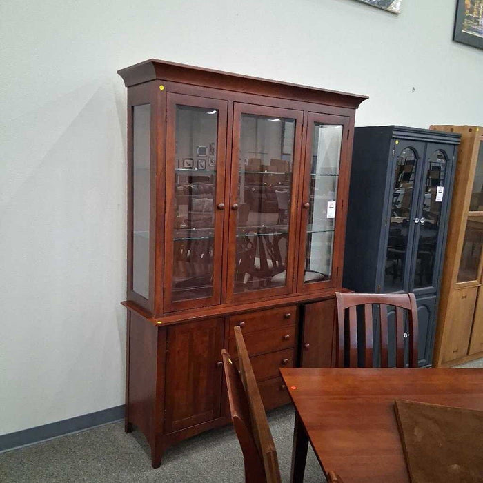 Cherry 2pc. China Hutch