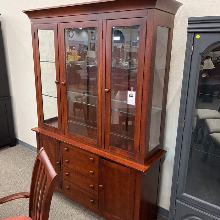 Cherry 2pc. China Hutch