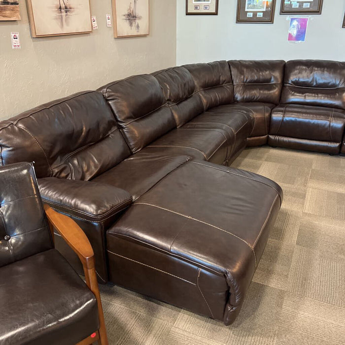 Dark Brown 6pc. Sectional