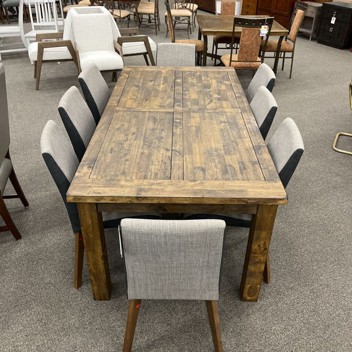 Rustic Table w/ 8 Chairs
