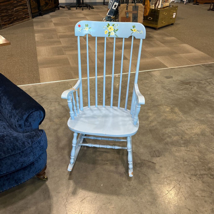 Blue Rocking Chair
