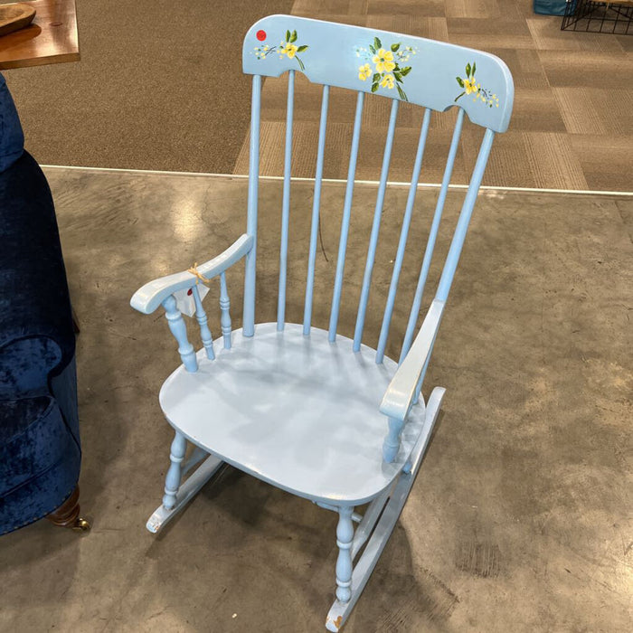 Blue Rocking Chair