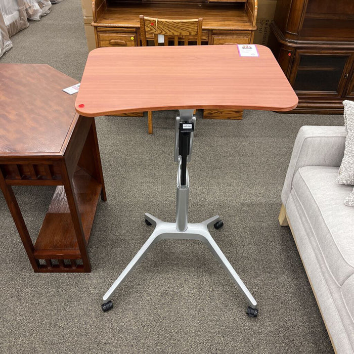 Silver/ Cherry Standing Desk