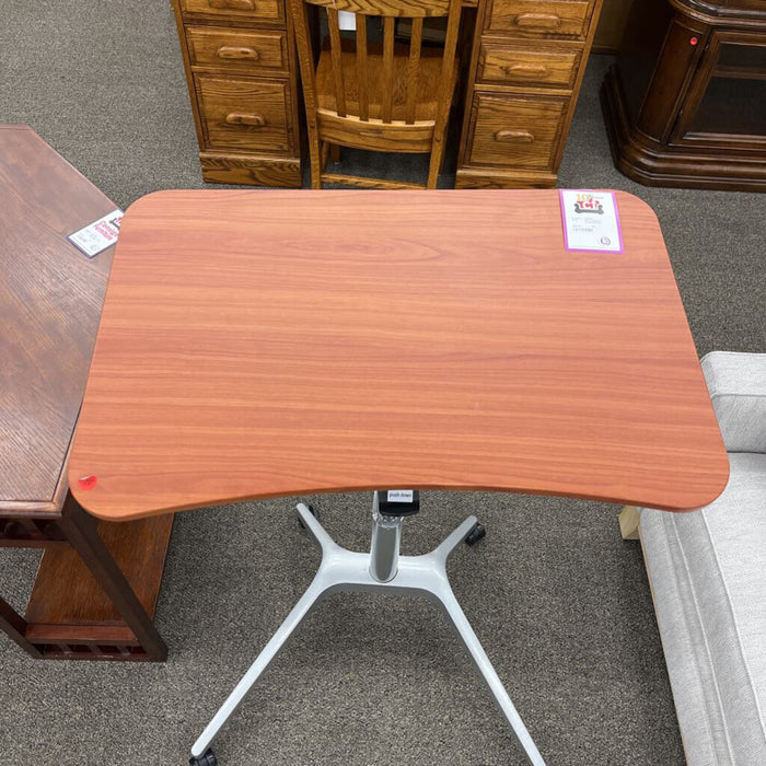 Silver/ Cherry Standing Desk