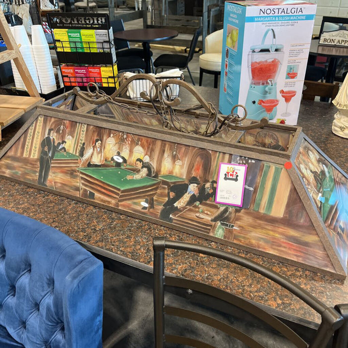 Pool Table Chandelier