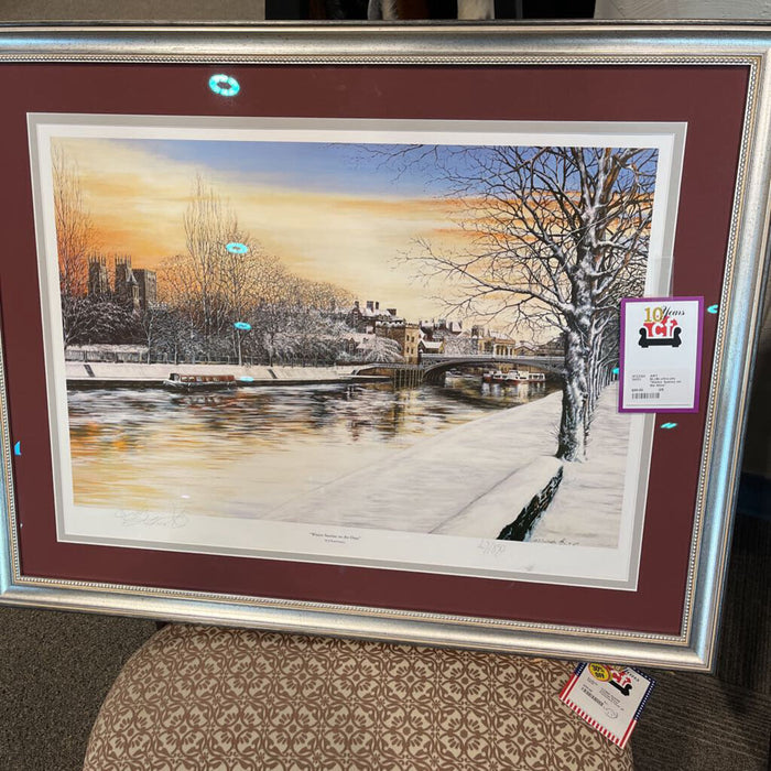 M.J.Braithwaite "Winter Sunrise on the Ouse"