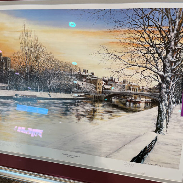 M.J.Braithwaite "Winter Sunrise on the Ouse"