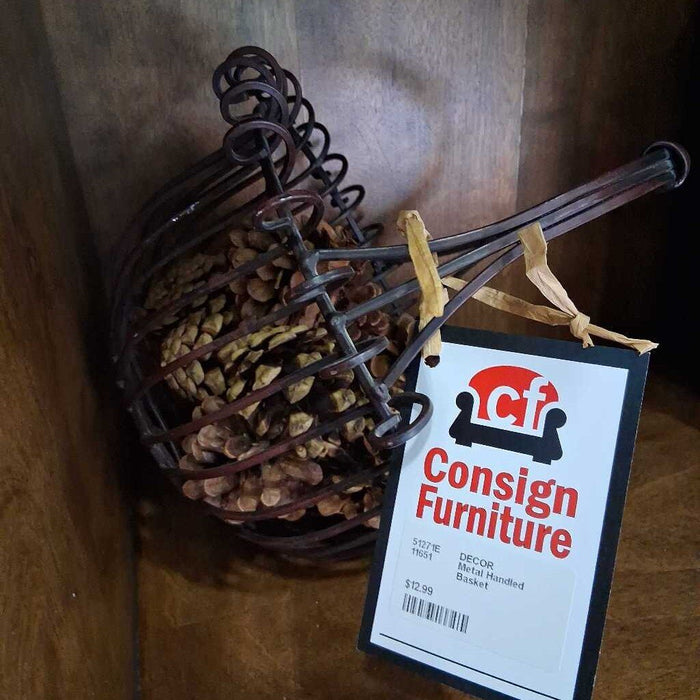 Metal Handled Basket