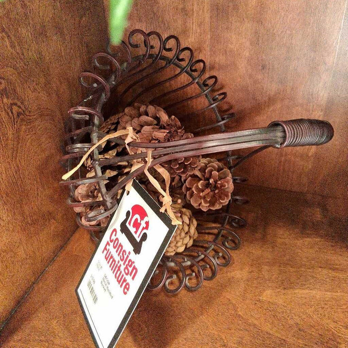 Metal Handled Basket