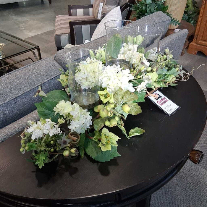 Horizontal Floral Candle Holder