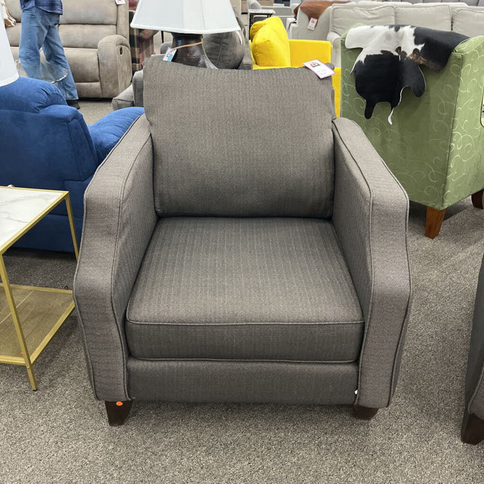 "Alec" Dark Fabric Club Chair