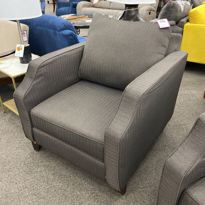 "Alec" Dark Fabric Club Chair