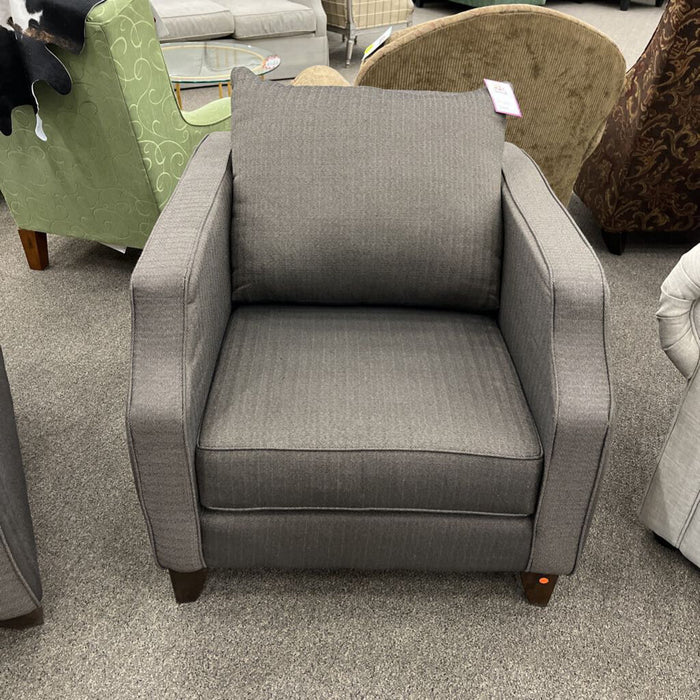 "Alec" Dark Fabric Club Chair