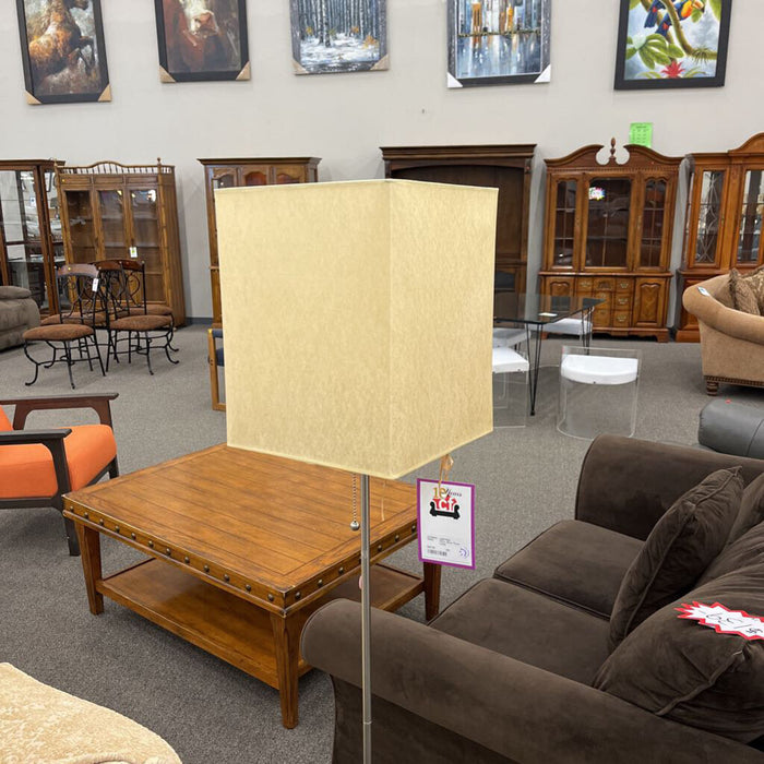 Glass Base Floor Lamp