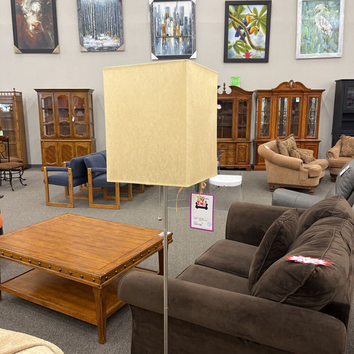 Glass Base Floor Lamp