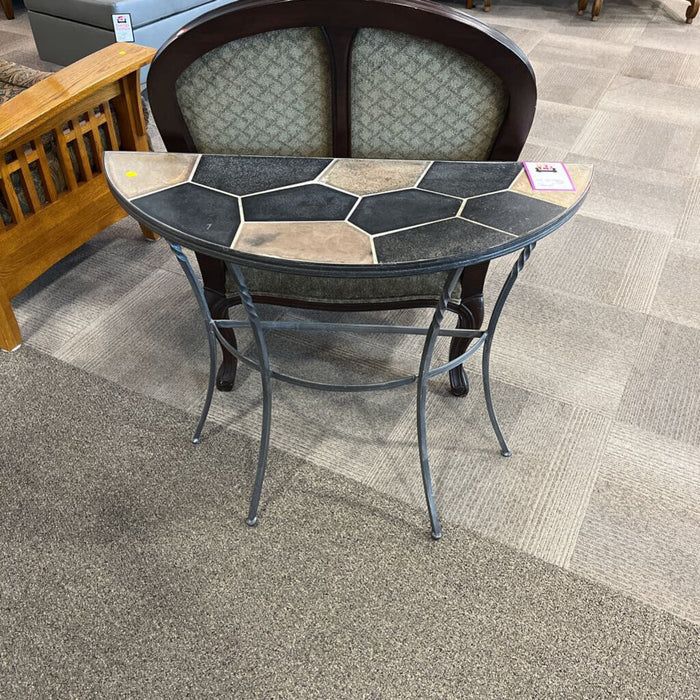 Slate Top Entry Table