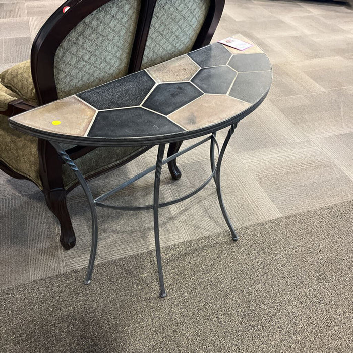 Slate Top Entry Table