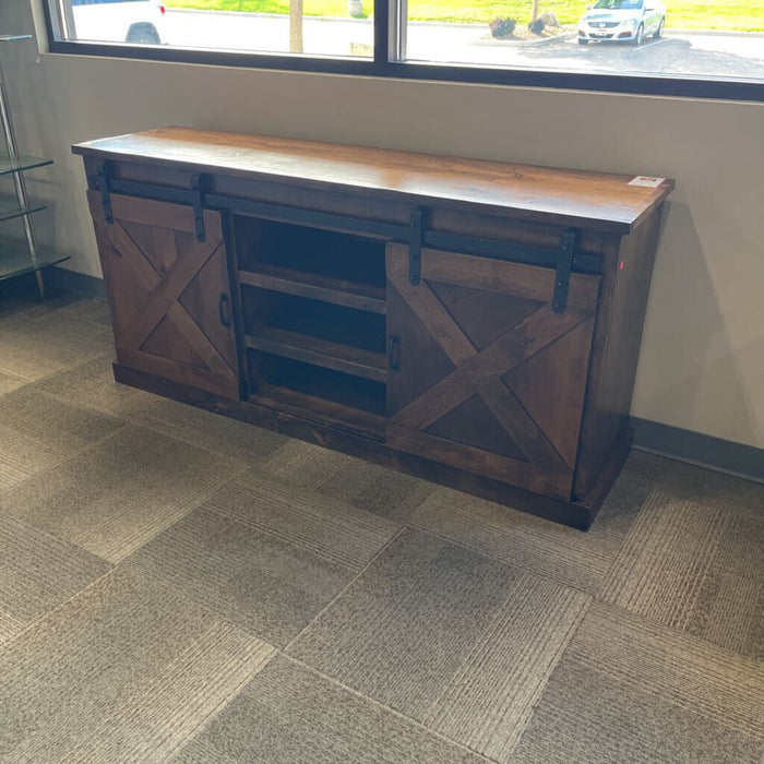 Brown TV Console