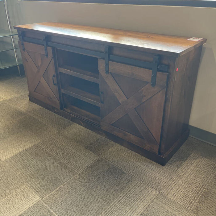 Brown TV Console