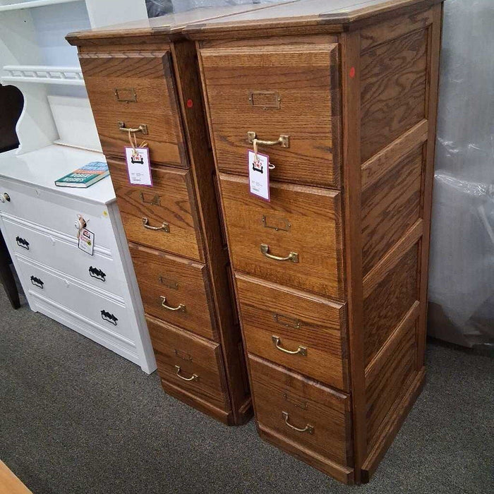 Dark Oak Filing Cabinet