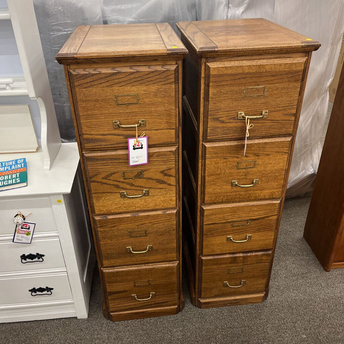 Dark Oak Filing Cabinet