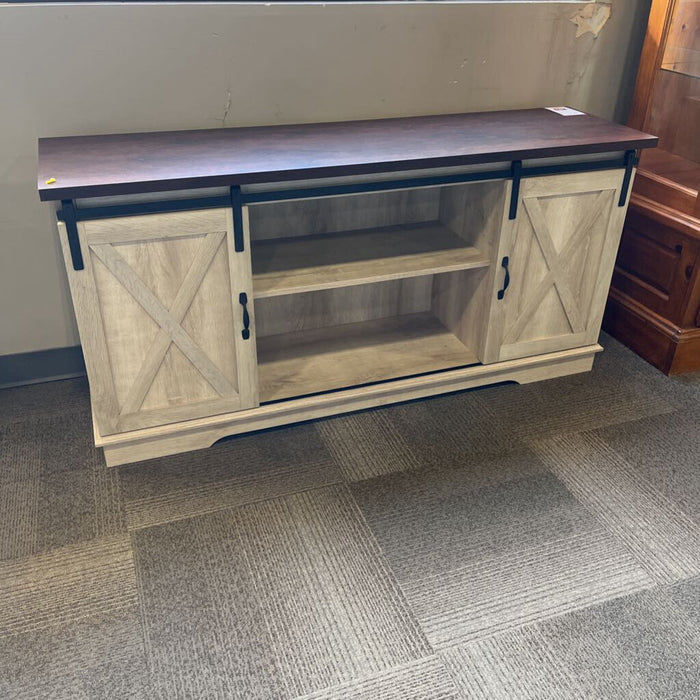 2-tone Farm Style TV Console