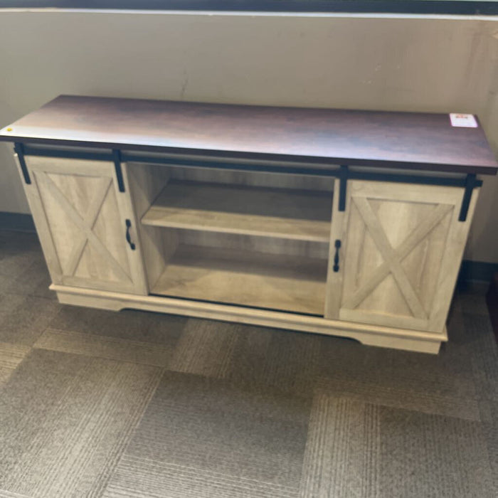 2-tone Farm Style TV Console