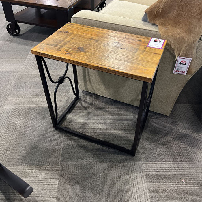 Rustic End Table