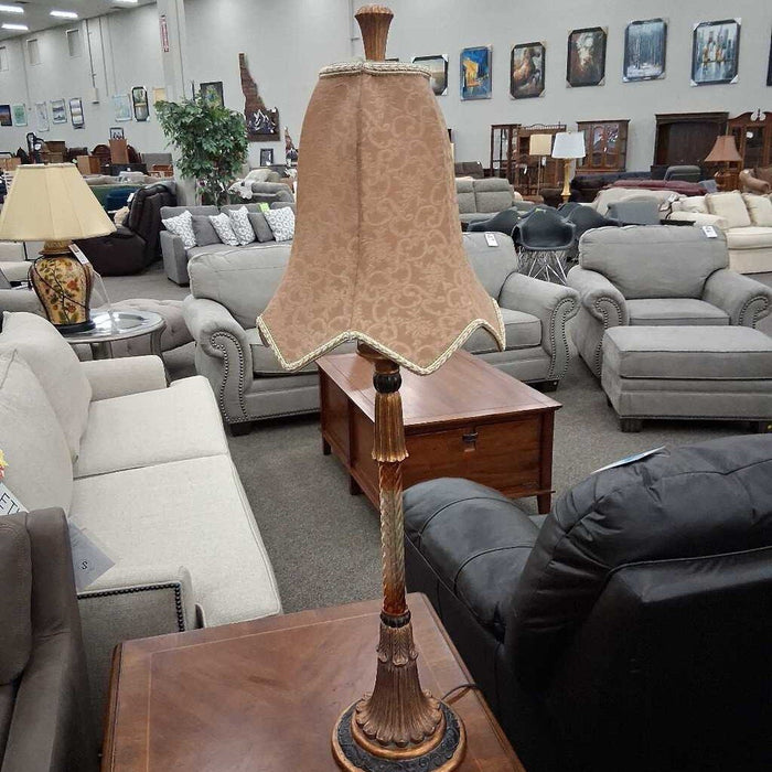 Pair of Brown Twisted Lamps