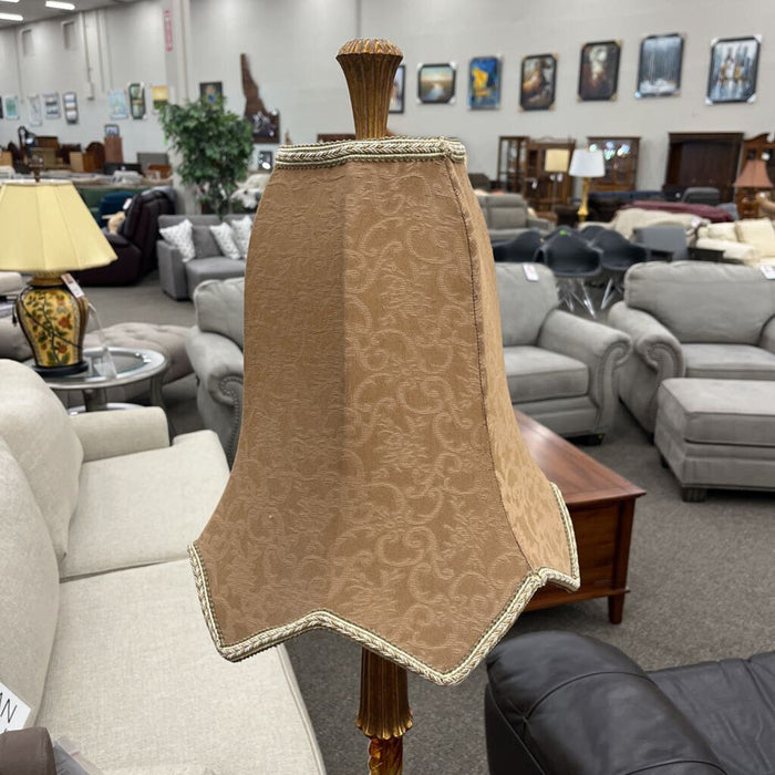Pair of Brown Twisted Lamps